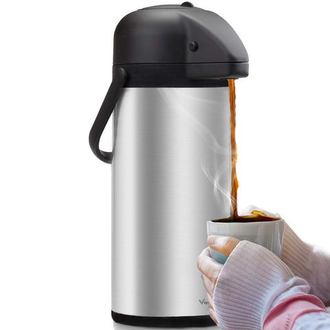 Airpot Coffee Carafe - Thermal Beverage Dispenser (102 oz.)