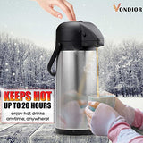 Thermal Coffee Airpot - Beverage Dispenser (85oz.)